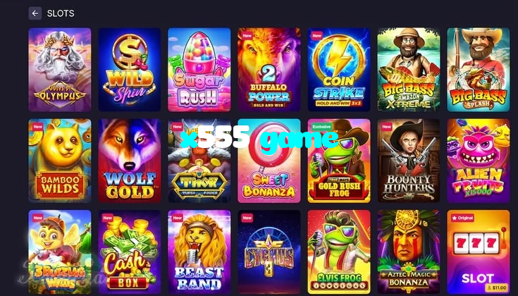 x555 game casino presented on mobile device in Pakistan with slots and live games